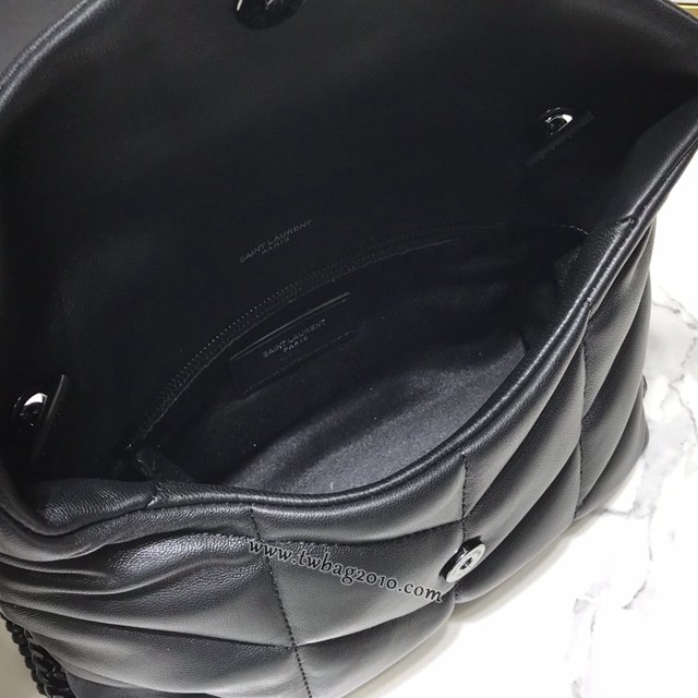 YSL专柜款女包 聖羅蘭經典款絎縫小羊皮迷你號郵差包 YSL肩背斜挎包 602333  jjh1130